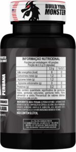3x Maca Peruana Negra 120 Capsulas 2000mg Black Pura Premium Importada Para Homens e Mulheres Original - Imagem 3