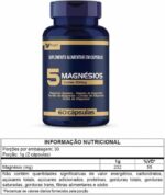 5 Magnesios Quelato Malato Taurato - 60 Capsulas Muwiz - Imagem 2