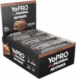 Barra YoPRO Sabor Chocolate - Nutrata Display C/ 12 Barras de 40g
