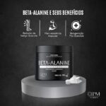 Beta Alanina Pura 300g ELLYM NUTRITION Performance Para Treino e Recuperação Muscular Pós Treino - Imagem 2