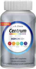Centrum Homem 50 Mais Multivitaminico, com Vitamina D, Vitamina B12, Calcio e Magnesio, 150 Comprimidos