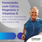 Centrum Homem 50 Mais Multivitaminico, com Vitamina D, Vitamina B12, Calcio e Magnesio, 150 Comprimidos - Imagem 3