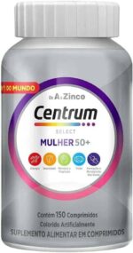 Centrum Mulher 50 Mais Multivitaminico, com Vitamina D, Vitamina B12, Calcio e Magnesio, 150 Comprimidos