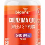 Coenzima Q10 200mg + Ômega 3 TG Plus + Vitamina E 120 Cápsulas Bigens (Unidade)