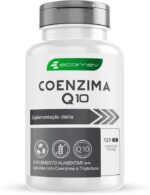 Coenzima Q10 + L Triptofano 500mg 100% Absorção 120Cápsulas Ecomev