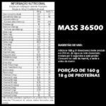 Kit Hipercalórico Mass 36.500 Refil 3Kg Suplemento Hipercalorico + 2x Creatina Power Juice Pote 100g Creatine 3000mg Creatina Monohidratada Carboidratos + 2x Bcaa 3000 Refil 50 Capsulas Aminoácidos de Cadeia Ramificada Ultra Concentrado + Coqueteleira (3Kg, Chocolate Belga) - Imagem 3