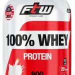 FTW 100% Whey Protein com Proteína Concentrada WPC, Suplemento Alimentar