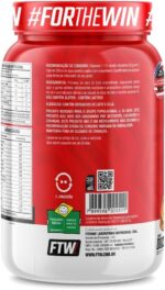 FTW 100% Whey Protein com Proteína Concentrada WPC, Suplemento Alimentar Pós-Treino em Pó com Fonte de Proteína do Soro do Leite, Alto Valor Biológico, Sem Glúten – Pote 900g (Sabor Doce de Leite) - Imagem 3