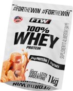 FTW 100% Whey Protein com Proteína Concentrada WPC, para Atletas com Alto Valor Biológico, Suplemento Pós-Treino Sem Glúten - Refil 1kg (Sabor Doce de Leite Argentino)