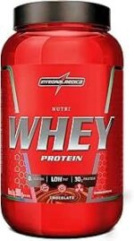 Integralmedica - Hipercalórico - Nutri Whey Protein Chocolate - Pote 900g - Fonte de Proteínas e Carboidratos - Suplemento Alimentar, Ganho Muscular e Recuperação Pós-Treino