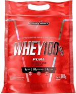 Integralmédica - Whey Protein Concentrado Cookies and Cream 100% Pure - 21g de Proteína por Scoop, Suplementação Alimentar Pós-Treino, Fórmula Enriquecida com BCAAs - Pouch 900g