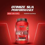 Integralmédica - Whey Protein Concentrado Cookies and Cream 100% Pure - 21g de Proteína por Scoop, Suplementação Alimentar Pós-Treino, Fórmula Enriquecida com BCAAs - Pote 900g - Imagem 2