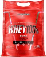 Integralmédica - Whey Protein Concentrado Cookies and Cream 100% Pure - 21g de Proteína por Scoop, Suplementação Alimentar Pós-Treino, Fórmula Enriquecida com BCAAs - Pouch 900g