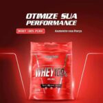 Integralmédica - Whey Protein Concentrado Chocolate 100% Pure - 21g de Proteína por Scoop, Suplementação Alimentar Pós-Treino, Fórmula Enriquecida com BCAAs - Pouch 1,8kg - Imagem 2