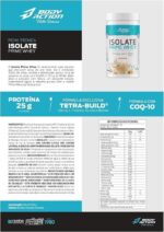Isolate Prime Whey 900g Sabor Baunilha Bodyaction - Imagem 3