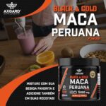 Maca Peruana 5000mg - Importada - Maca Peruana Black e Gold -250g - Matéria Prima Importada - Para Homens e Mulheres - Axgard Suplementos. - Imagem 2
