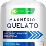 Magnesio Quelato 500mg 100% Puro Maxima Absorção 120 Cáps Ecomev 2 Meses