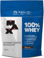 Max Titanium 100% Whey - 900G Refil Chocolate
