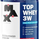 Max Titanium Top Whey 3W Mais Performance 900G Morango -