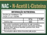 NAC N-Acetil L-Cisteína 600mg 120 Cápsulas - Nutrione - Imagem 3