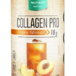 Nutrify - Collagen Pro - Colágeno Hidrolisado com Proteína - Sem Glúten, Sem Açúcar e Lactose - Sabor Chá Mate com Pêssego - 450g