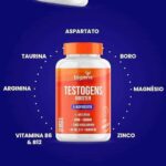 Testogens Booster, L-Aspartato, Boro, Taurina, Zinco Bisglicinato, Magnésio, 60 Cápsulas, Bigens - Imagem 2