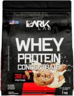 Whey Protein Concentrado Dark Lab, 1kg, Cookies & Cream, Proteína Concentrada do Soro do Leite (WPC), Ganho de Massa Muscular, Suporte Nutricional